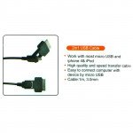 Wholesale iPhone & Micro USB V8V9 2 in 1 Power House Charger